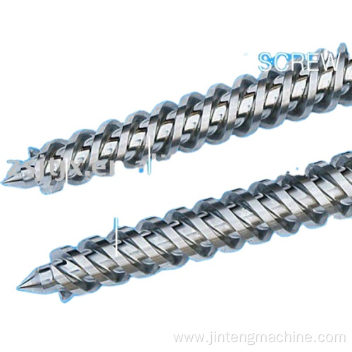 PVC pipe extruder double screws